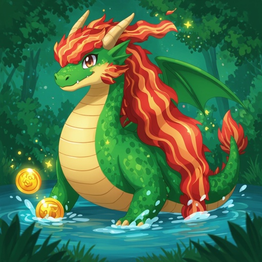 Bacon hair dragoni il bacon hair di Roblox fuso ad un drago