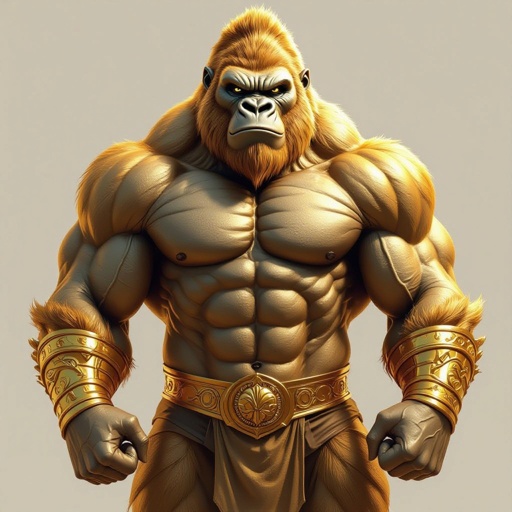 King gold gorilla