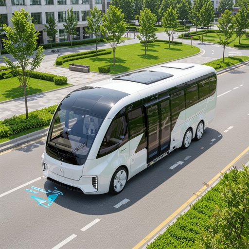 It doesn’t emit exhaust fumes It can use stored electricity to spport driving It has a hotel a park a place for meetings fising conversations with the car autonomous driving to pick you up and a large bus that can change color at will