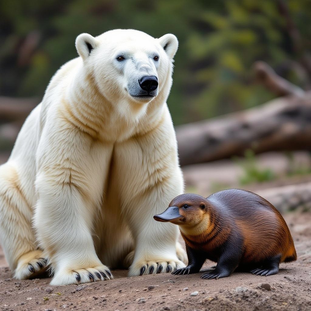 Polar bear vs platypus