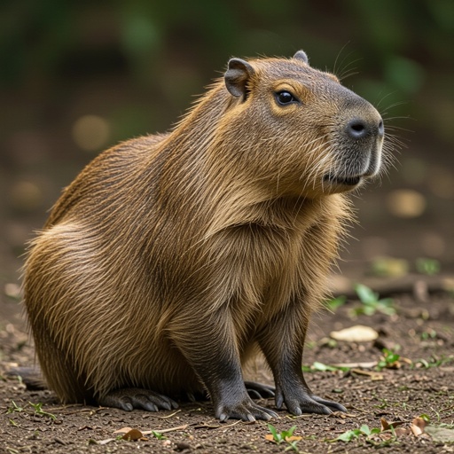A strong capybara
