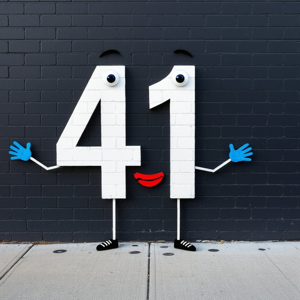 The number 41 as a living thing