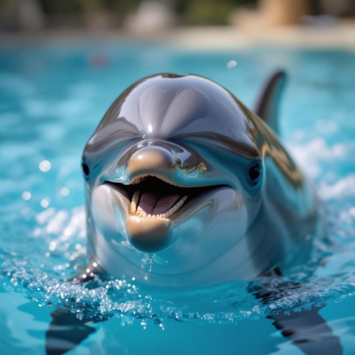 Un delfino bomba