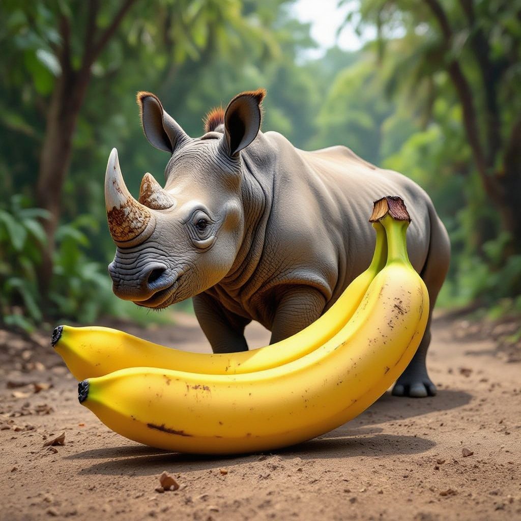 Rinoceronte banana