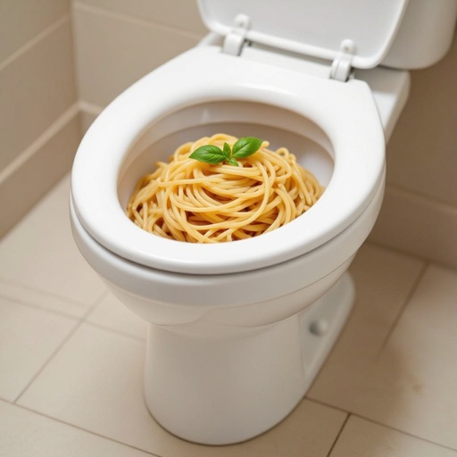 Spaghetti toiletten