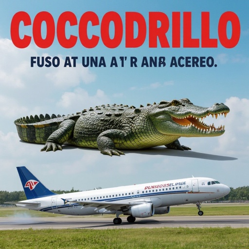 Coccodrillo Fuso a una aereo 
