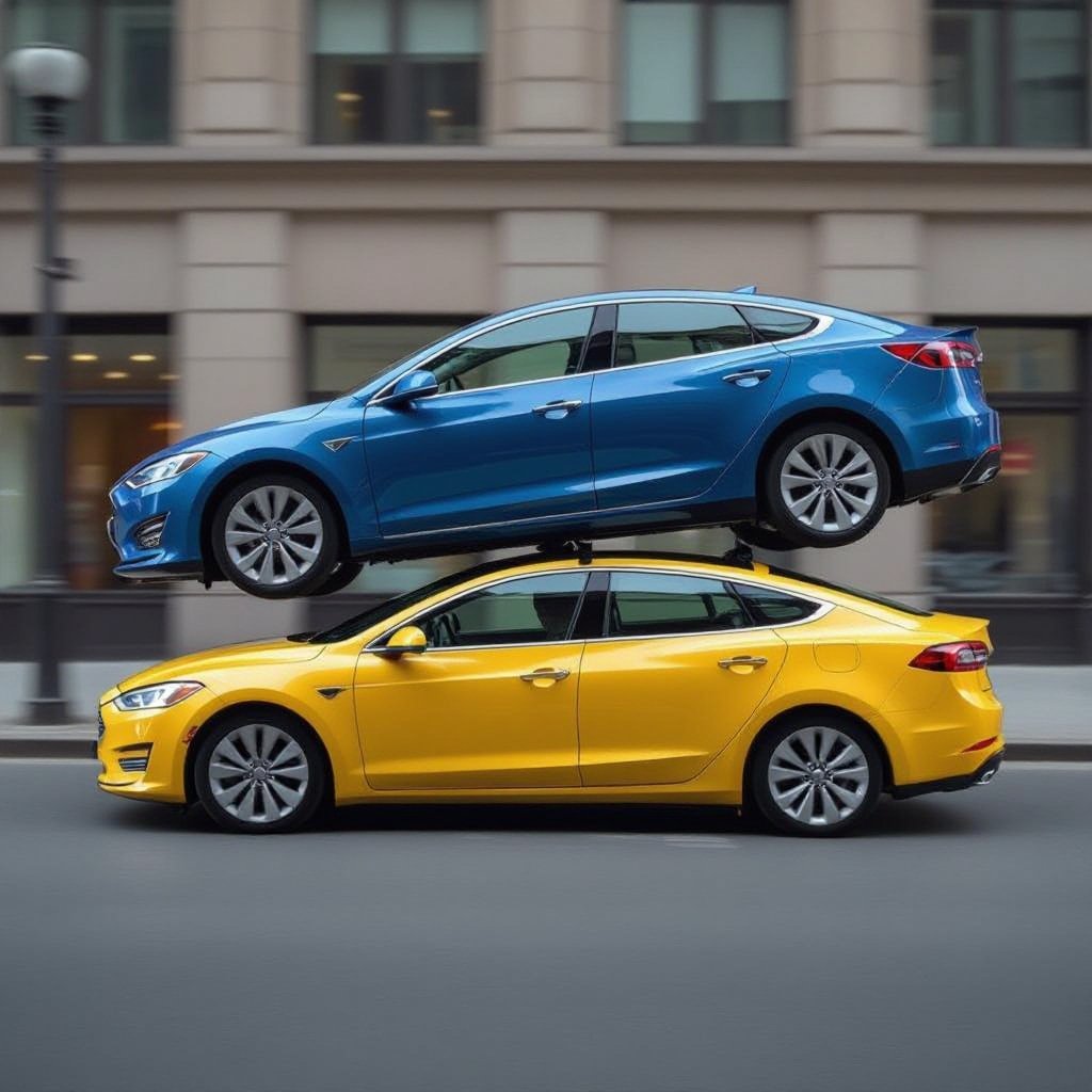 A car in side a car