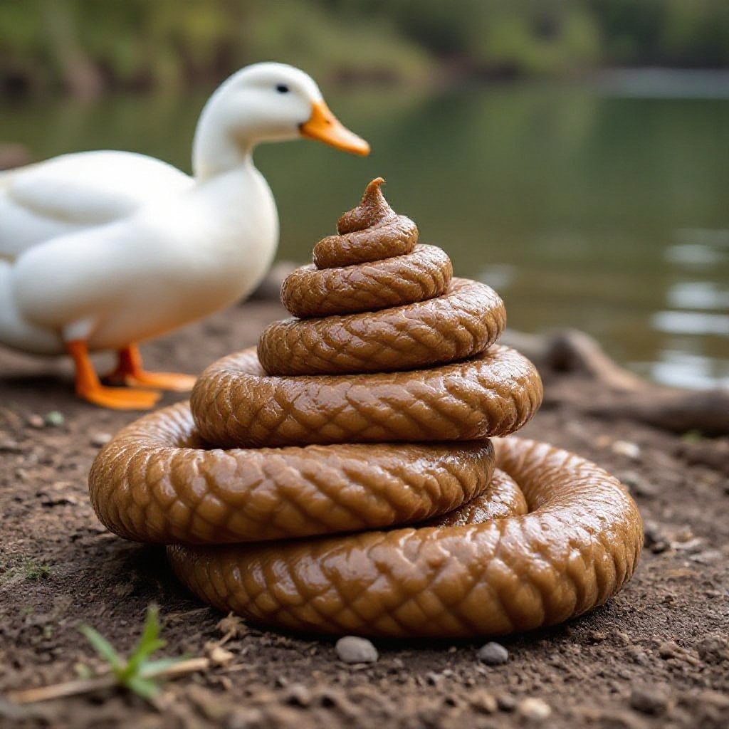 Poop duck