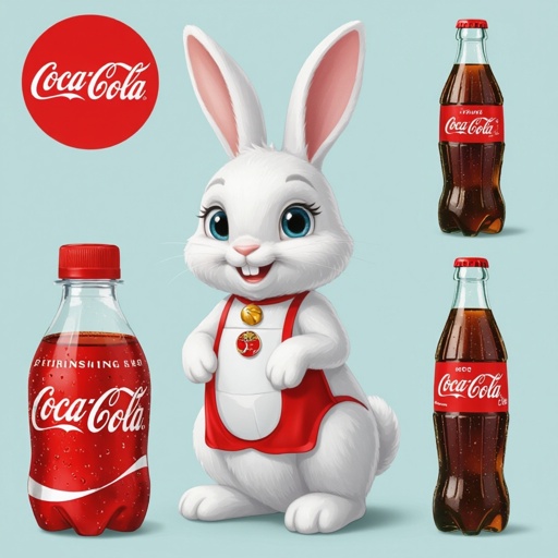 Coca cola rabbit