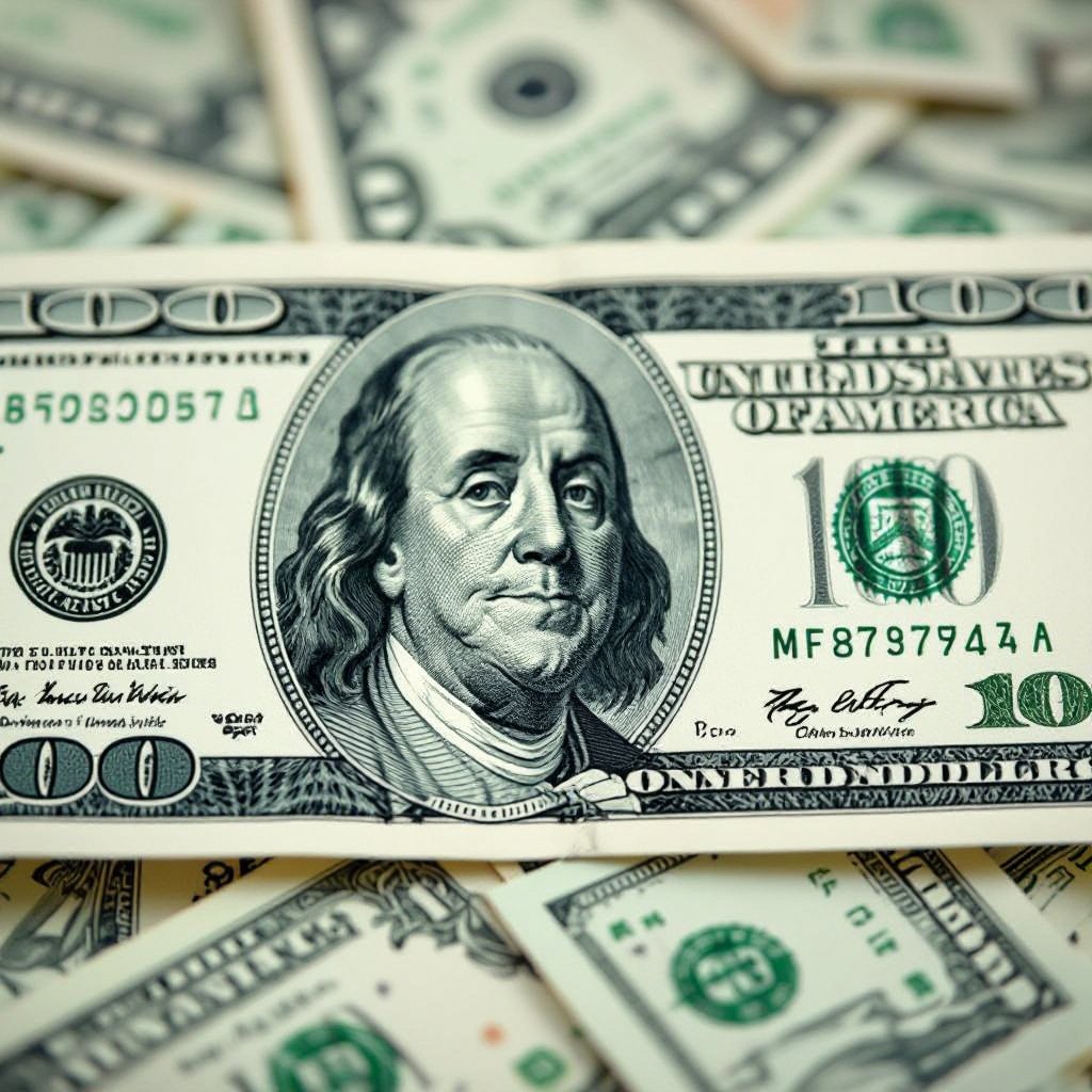 A dollar bill
