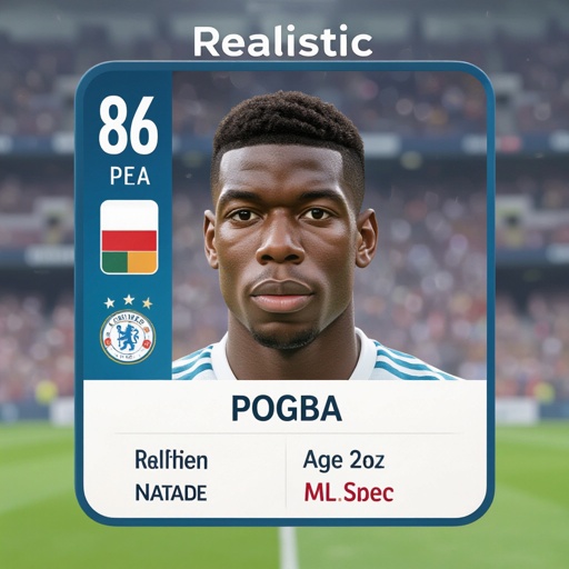 Pogba fc mobile card and make it more and more and more English and more easy for everyone in the world and rating is 86 and live in france in as Monaco and age 32