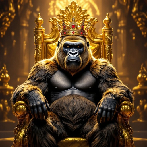 King gold gorilla