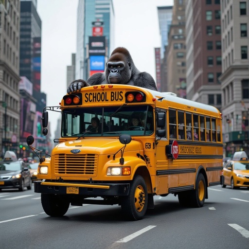 Gorilla big bus