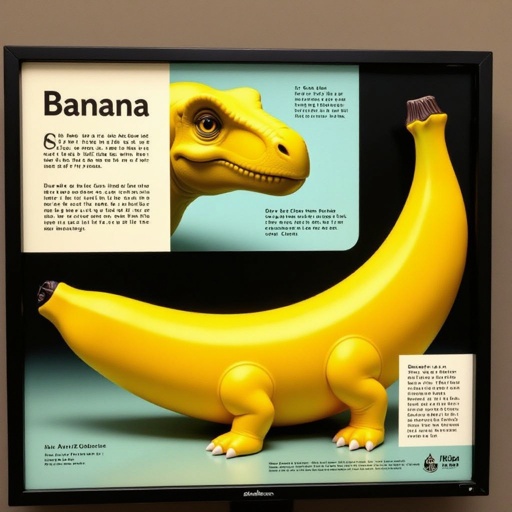 Un dinosauro banana