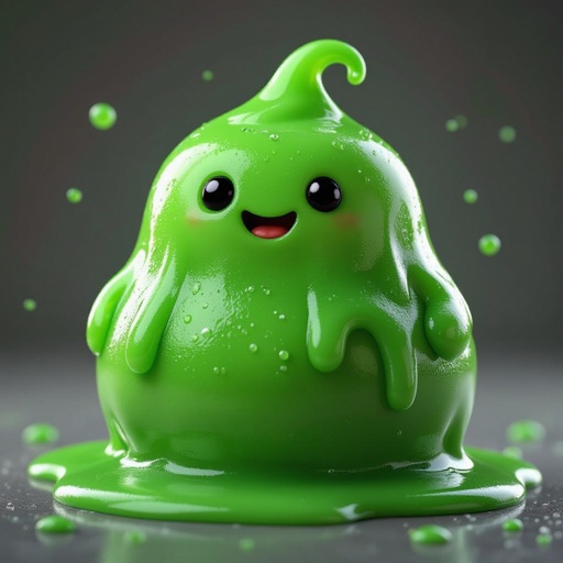 Slime pudding character