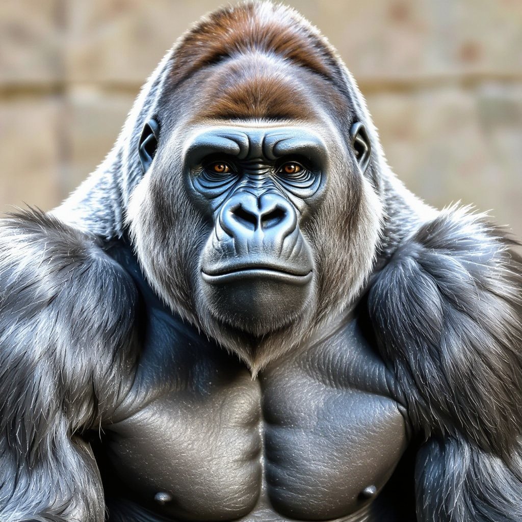 Silver gorilla
