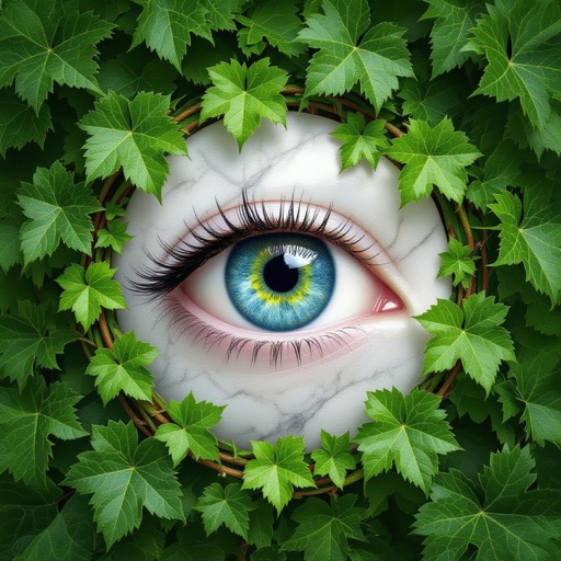 A eye in a vine