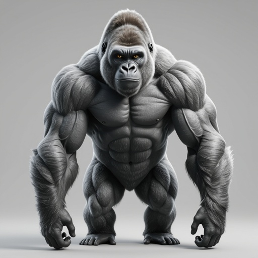 Silver gorilla