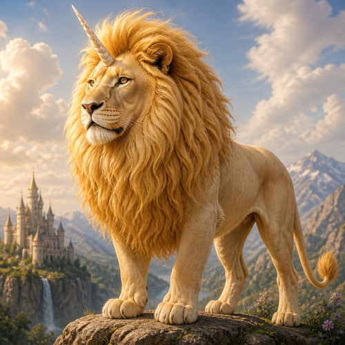 Un unicorno leone 
