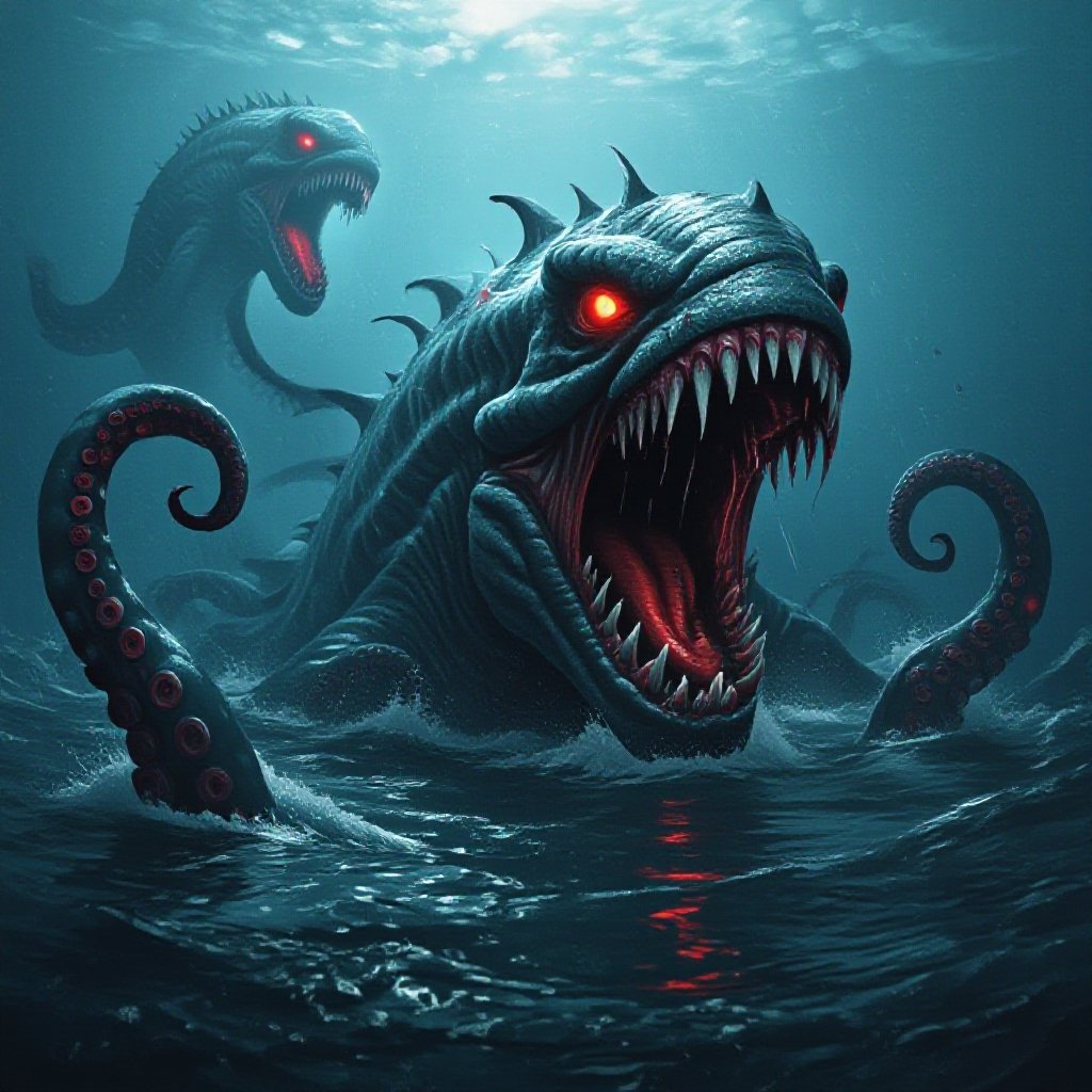 Sea monsters bloop