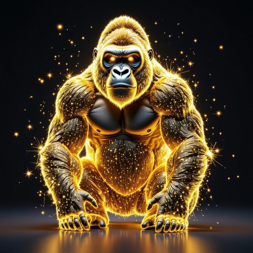Gold gorilla