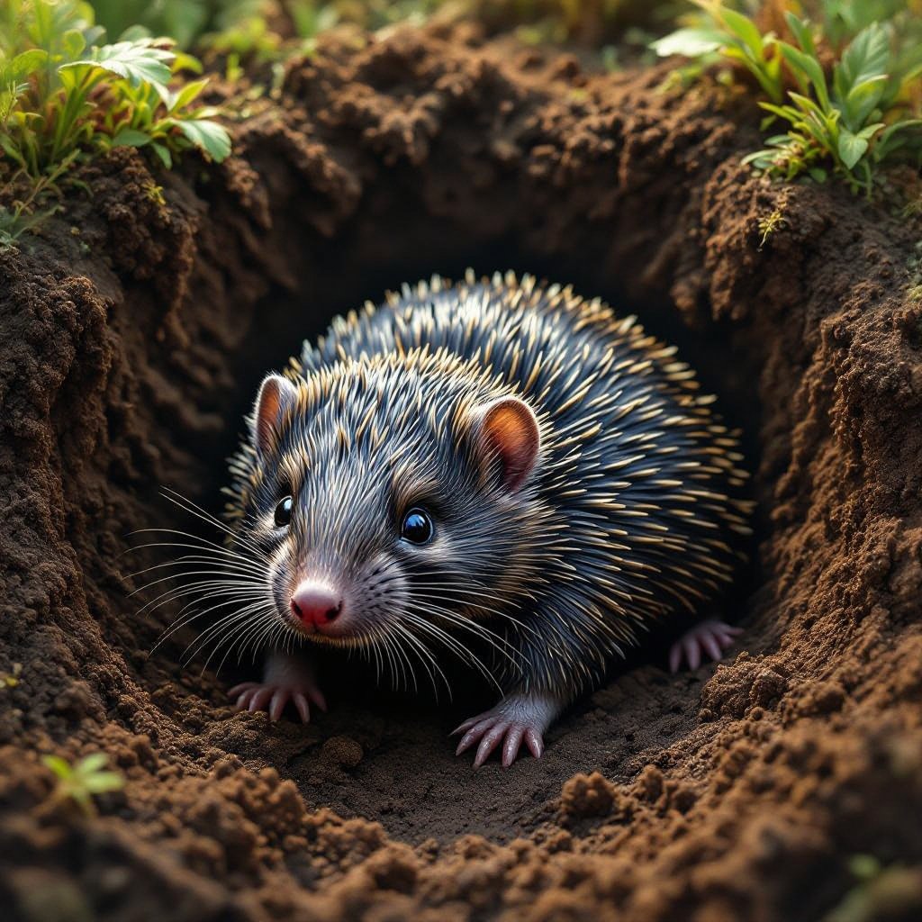 Mole underground
