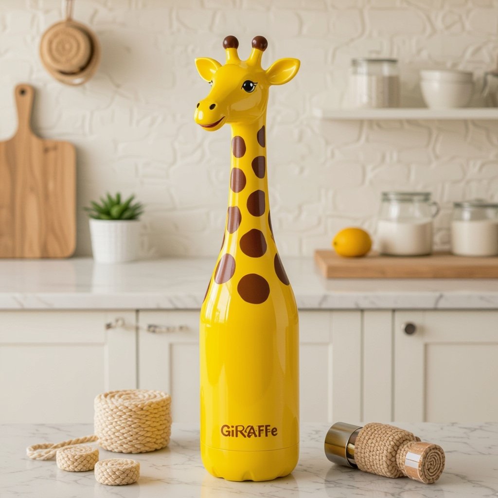 Giraffe water bottle