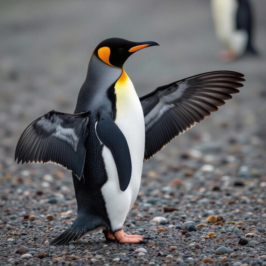 Penguin with wings
