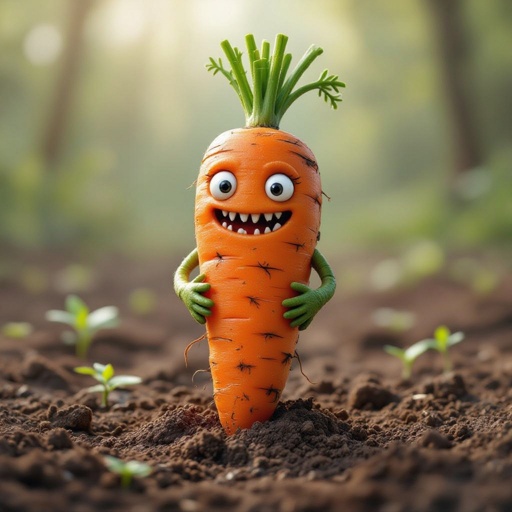 Make a monster carrot