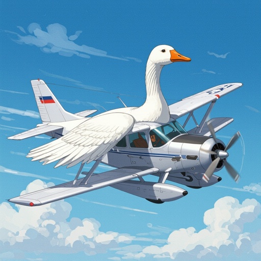Airplane goose