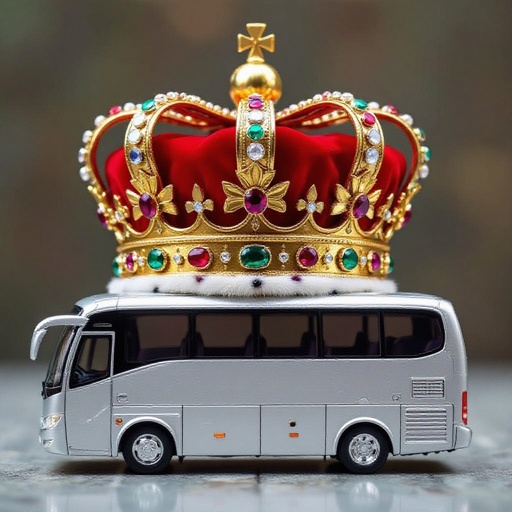 King silver big bus