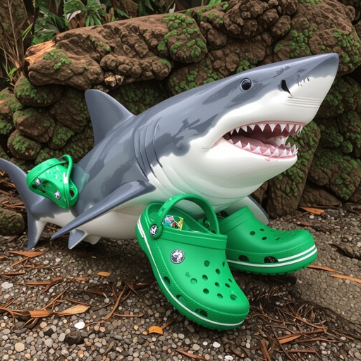 Shark With crocs