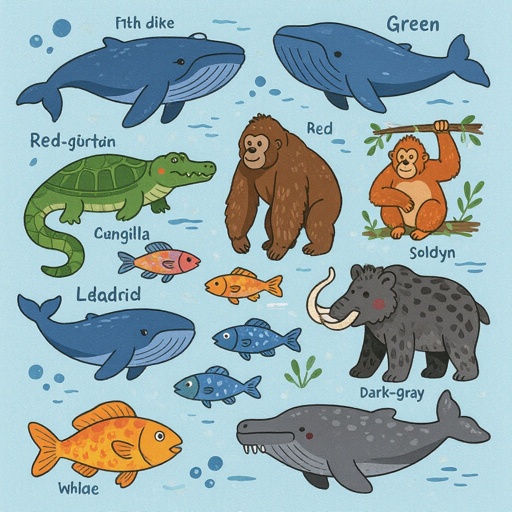 🐳🐊🦍🦧🐋🐟🦭🦣🐆🐋🐋🦧🐋🦧🦣🐆🐊🐳🐠🐟🦈🐳🐳