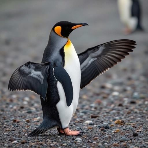 Penguin with wings