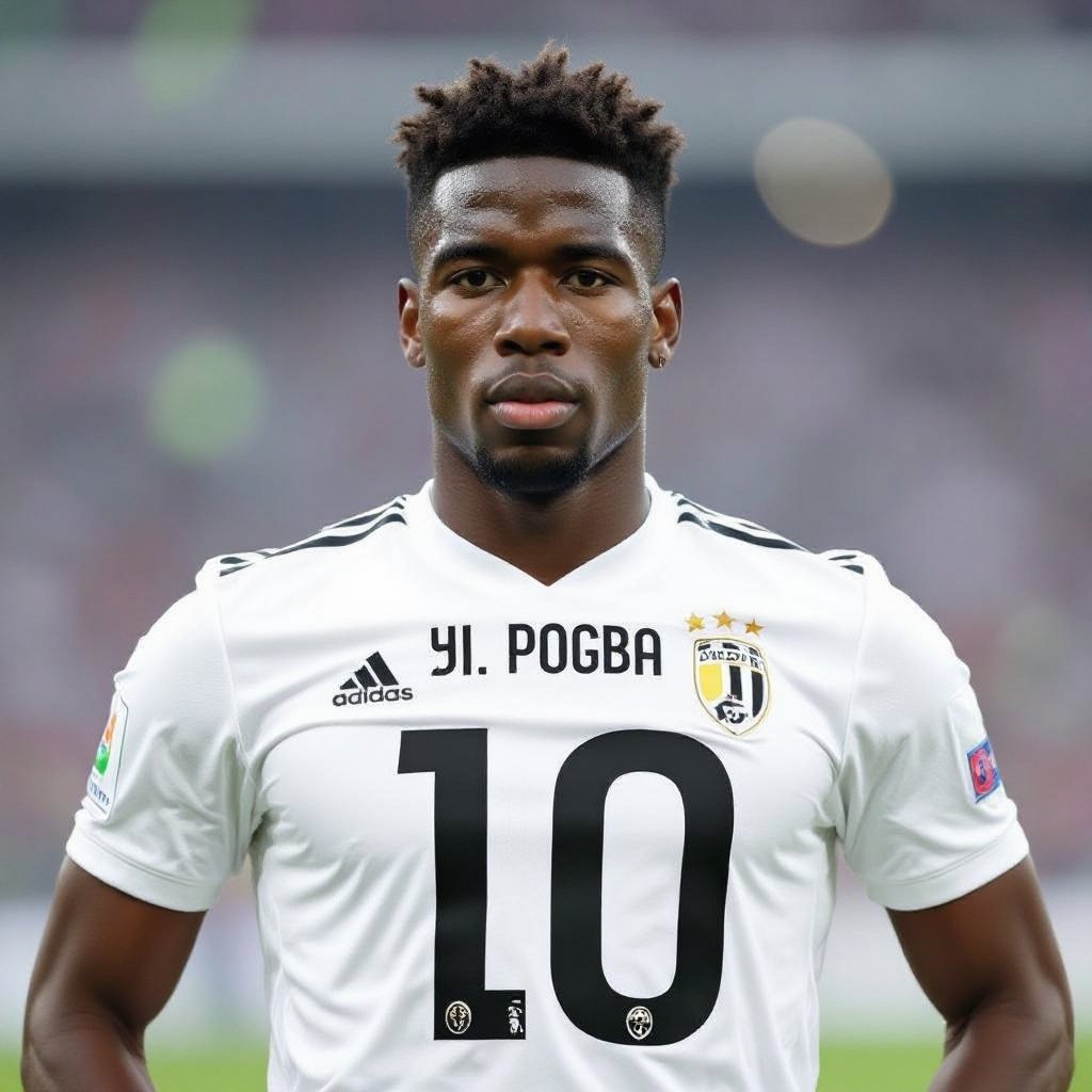 Make 1 paul pogba from Juventus and make pogba wear number 10