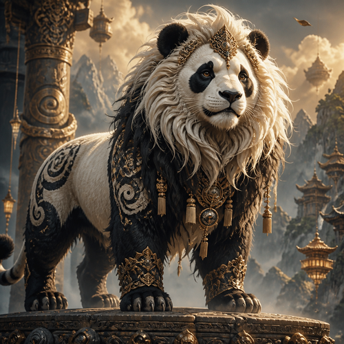 Panda leone 