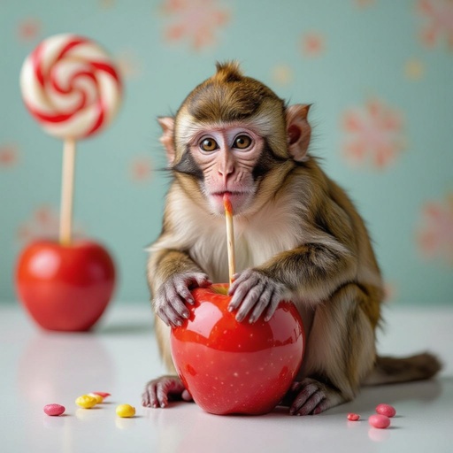 Monkey candy apple
