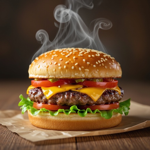 Un hamburger scorreggione