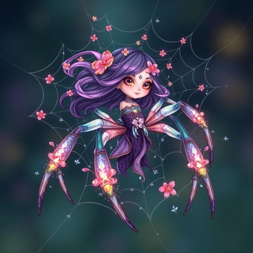 Her name is SpiderWebno Wenna! (She’s A Spider + A Web)