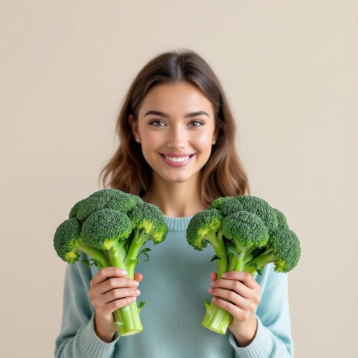 Make a girl Romy broccoli it is a girl and broccoli in each other