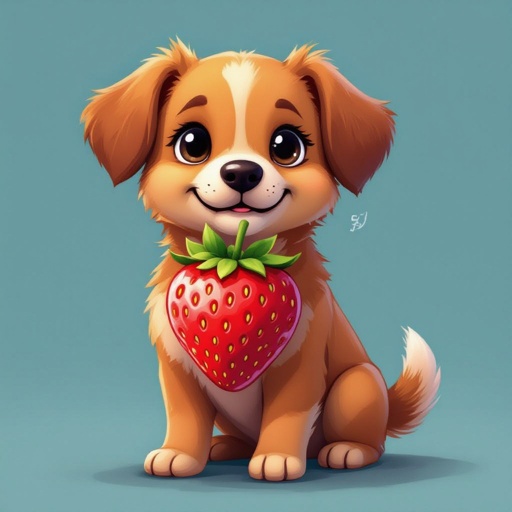 Strawberry dog