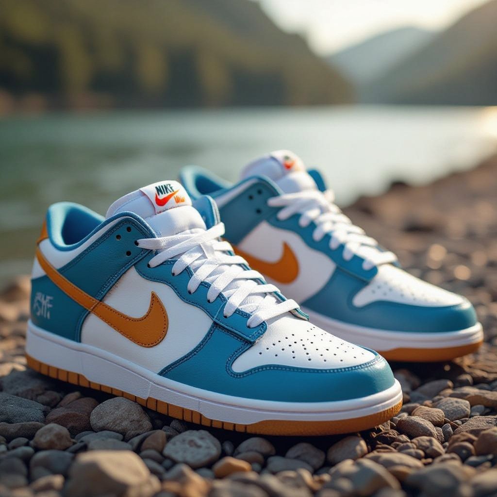 Drago sardina con Nike e quelle