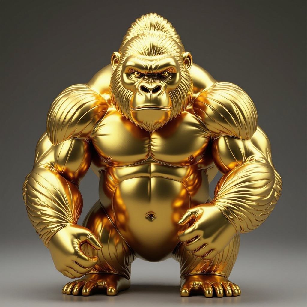 Gold gorilla 