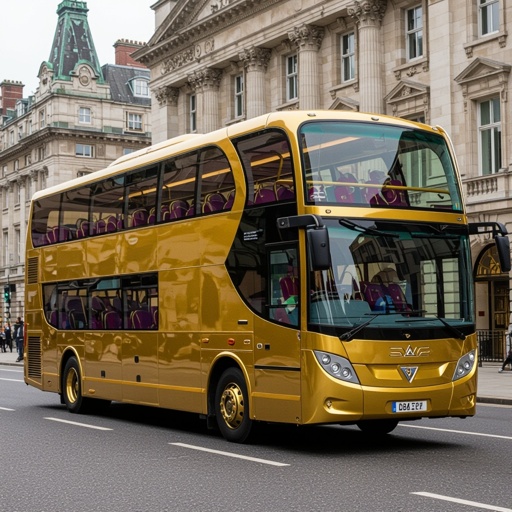 King gold big bus