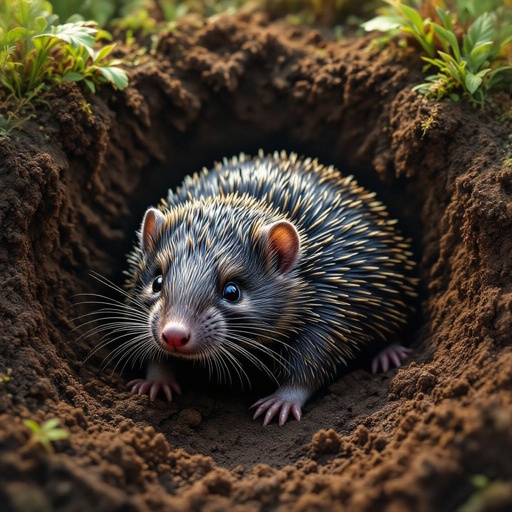 Mole underground