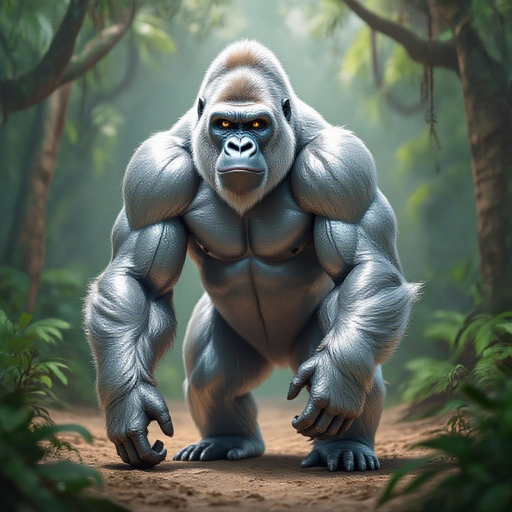 Silver gorilla