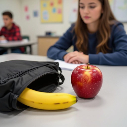No eating my class