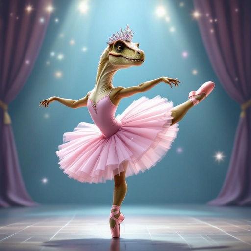 Ballerina dinosaur
