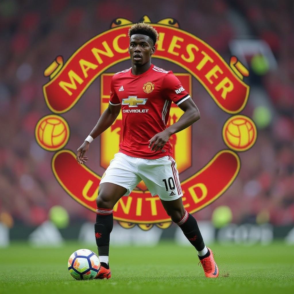 Semi realistic paul pogba at Manchester United