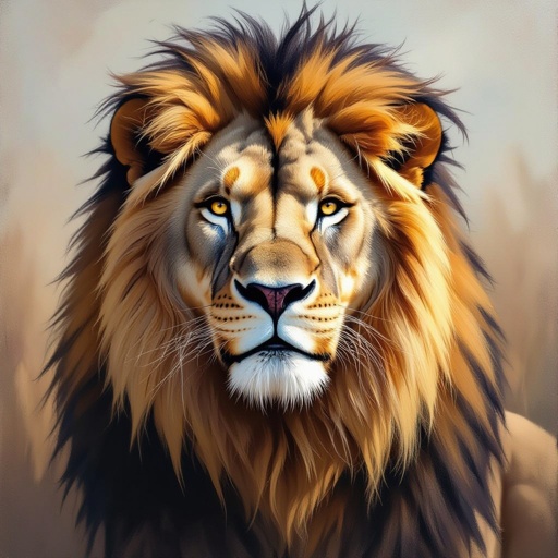 Lion As bodyguard